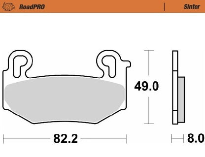 Moto-Master RoadPRO Sinter Brake Pads 416701