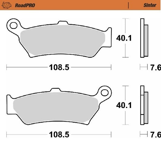 Moto-Master RoadPRO Sinter Brake Pads 416802