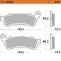 Moto-Master RoadPRO Sinter Brake Pads 417202