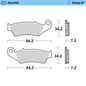 Moto-Master RacingGP SinterPRO Brake Pads 093412