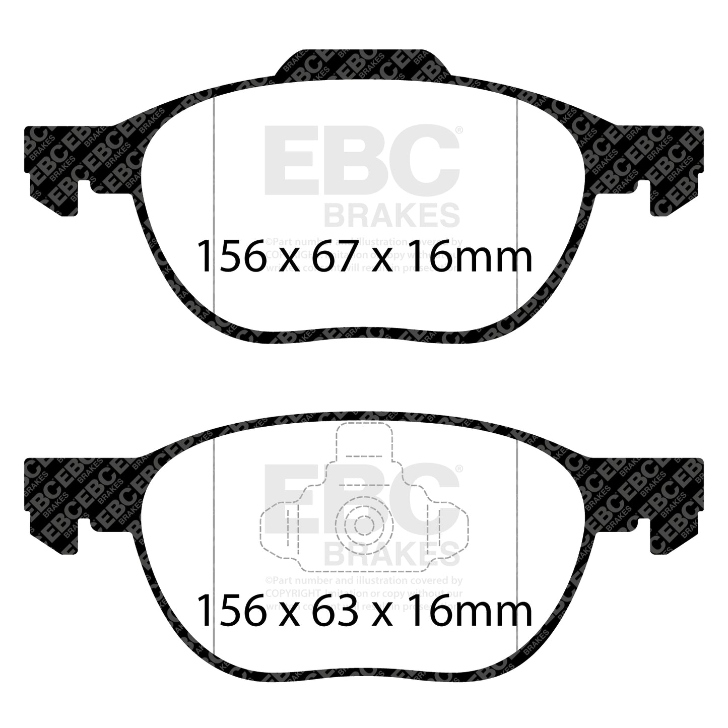 EBC Redstuff Brake Pad 3000 Series Sport Set DP31524C