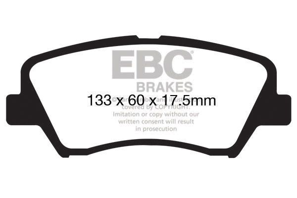EBC Ultimax2™ Brake Pads DP1874