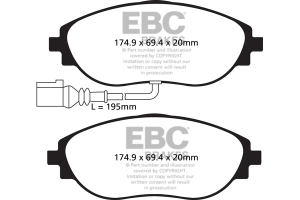 EBC Ultimax2™ Brake Pads DPX2127