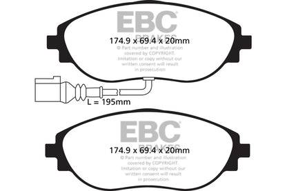 EBC Ultimax2™ Brake Pads DPX2127