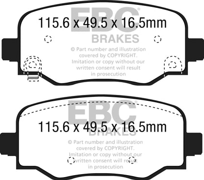EBC Ultimax2™ Brake Pads DPX2237