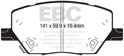 EBC Ultimax2™ Brake Pads DPX2239