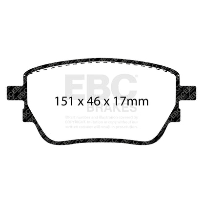 EBC Ultimax2™ Brake Pads DPX2389