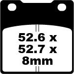 EBC Brakes Double-H Series Sintered Brake Pads FA161HH