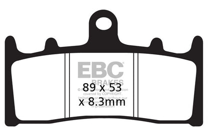 EBC Brakes Double-H Series Sintered Brake Pads FA188HH