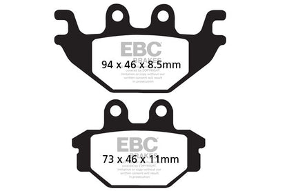 EBC Brakes Double-H Series Sintered Brake Pads FA377HH