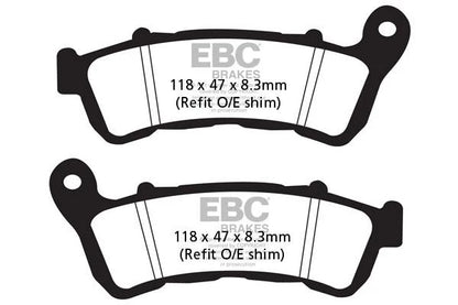 EBC Brakes Double-H Series Sintered Brake Pads FA388HH