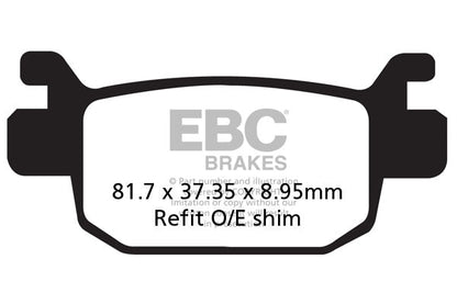 EBC Brakes Double-H Series Sintered Brake Pads SFA415HH
