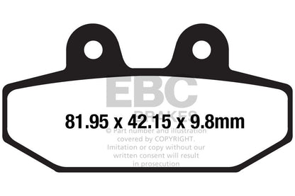 EBC Brakes Double-H Series Sintered Brake Pads FA710HH