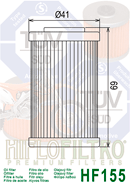 HiflowFiltro Premium Oil Filter HF160