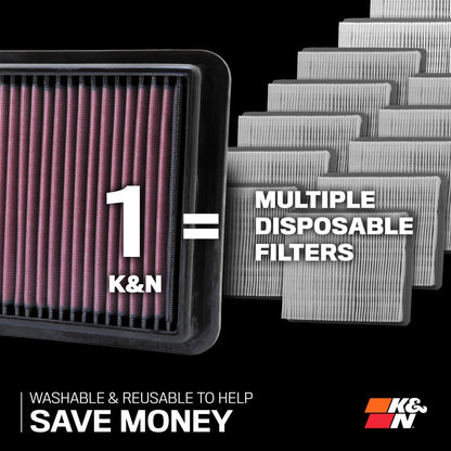 K&N Replacement Air Filter 33-2996