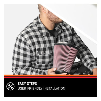 K&N Universal High-Flow Performance Air Filter RG-1001BL