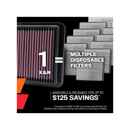 K&N Replacement Air Filter 33-2484