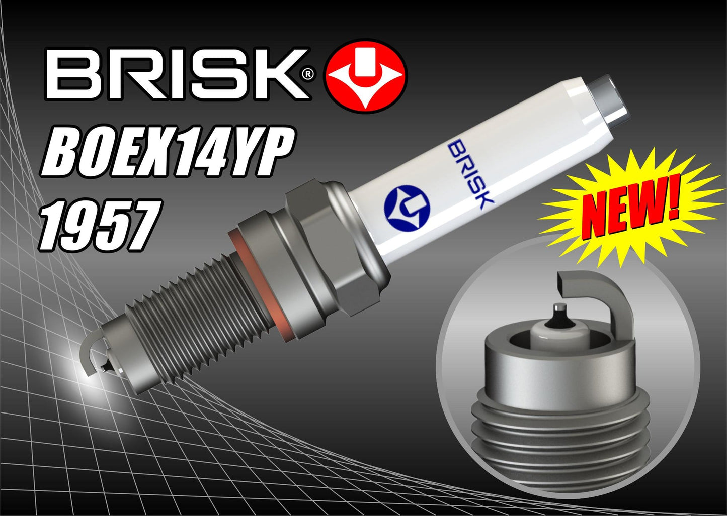 BRISK Platin Performance Spark Plugs BOEX14YP