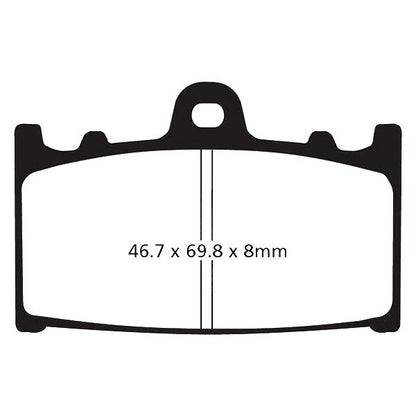 EBC Brakes Double-H Series Sintered Brake Pads FA158HH