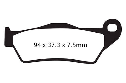 EBC Brakes Double-H Series Sintered Brake Pads FA181HH