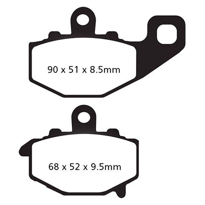 EBC Brakes Double-H Series Sintered Brake Pads FA192HH