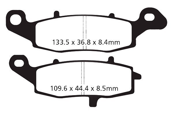 EBC Brakes Double-H Series Sintered Brake Pads FA229HH