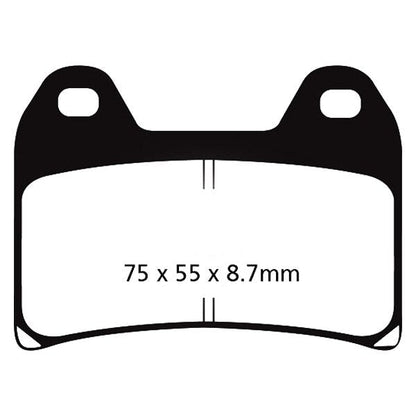 EBC Brakes Double-H Series Sintered Brake Pads FA244HH