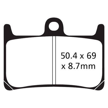 EBC Brakes Double-H Series Sintered Brake Pads FA380HH