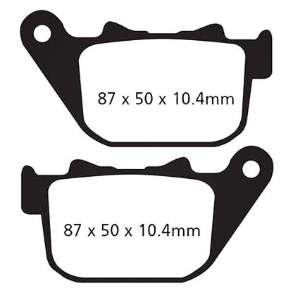 EBC Brakes Double-H Series Sintered Brake Pads FA387HH