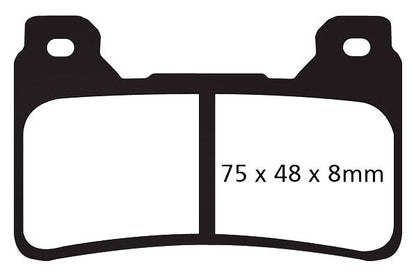 EBC Brakes Double-H Series Sintered Brake Pads FA390HH