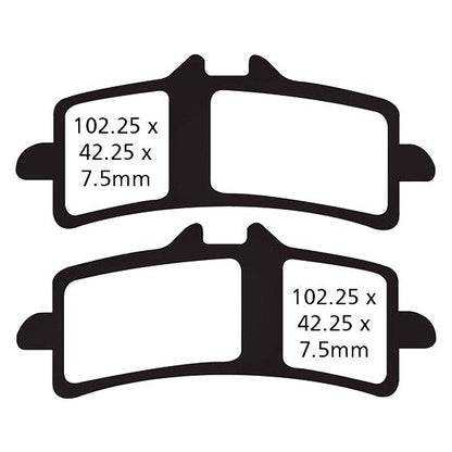 EBC Brakes Double-H Series Sintered Brake Pads FA447HH