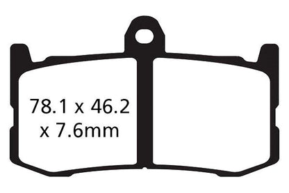 EBC Brakes Double-H Series Sintered Brake Pads FA491HH