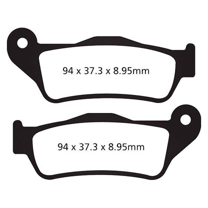 EBC Brakes Double-H Series Sintered Brake Pads FA643HH