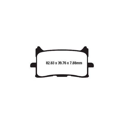 EBC Brakes Double-H Series Sintered Brake Pads FA679HH