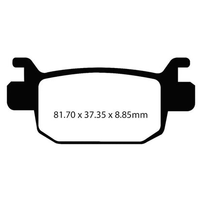 EBC Brakes Double-H Series Sintered Brake Pads FA698HH