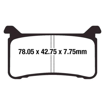 EBC Brakes Double-H Series Sintered Brake Pads FA700HH