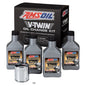 AMSOIL 20W-50 Synthetic V-Twin Oil Change Kit - 4 Quarts with Chrome Filter - HDCK (