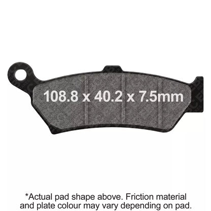 EBC Brakes Double-H Series Sintered Brake Pads FA781HH