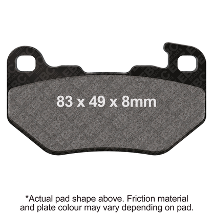 EBC Brakes Double-H Series Sintered Brake Pads FA760HH