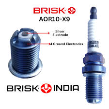BRISK Premium LSG / X-Line Performance Spark Plugs AOR10-X9