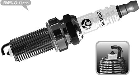 BRISK Platin Performance Spark Plugs BOEX14YP