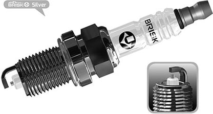BRISK Silver Spark Plug DR15YS